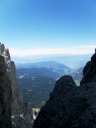 Panorama dalla forcella poco sotto la vetta