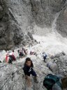 Traffico da via del Corso, scendendo lungo la Val Setus